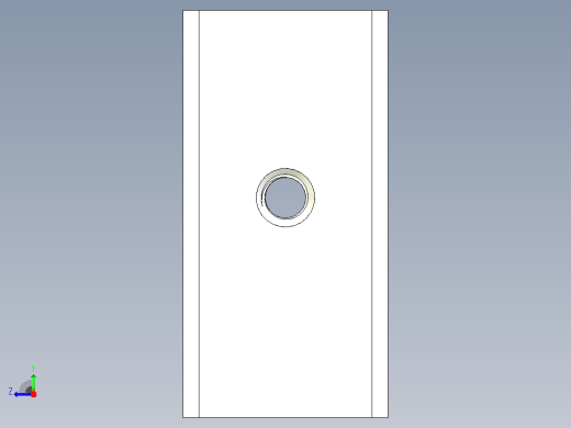 蓝色散热器25 x 12 6 x 6 5 mm孔13 5mm ipt右视缩略图