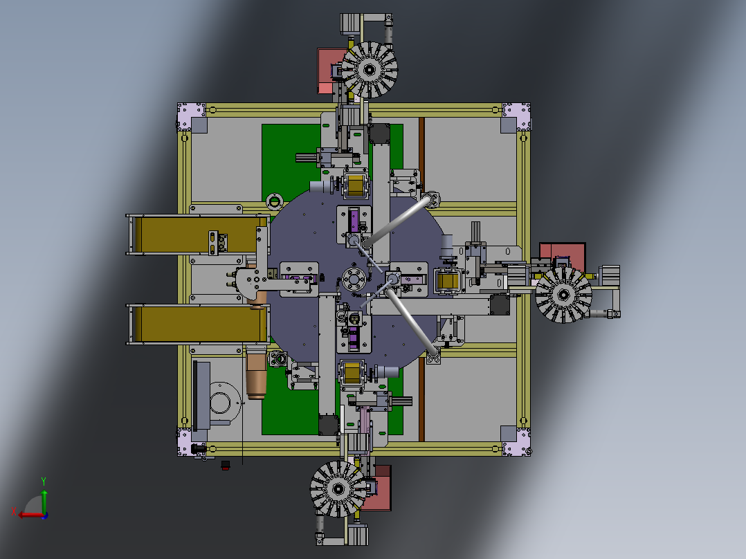 胶壳铁片组装机sw18可编辑后视图