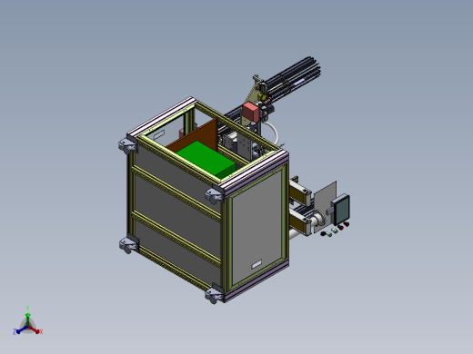 胶壳铁片组装机sw18可编辑正等轴测缩略图
