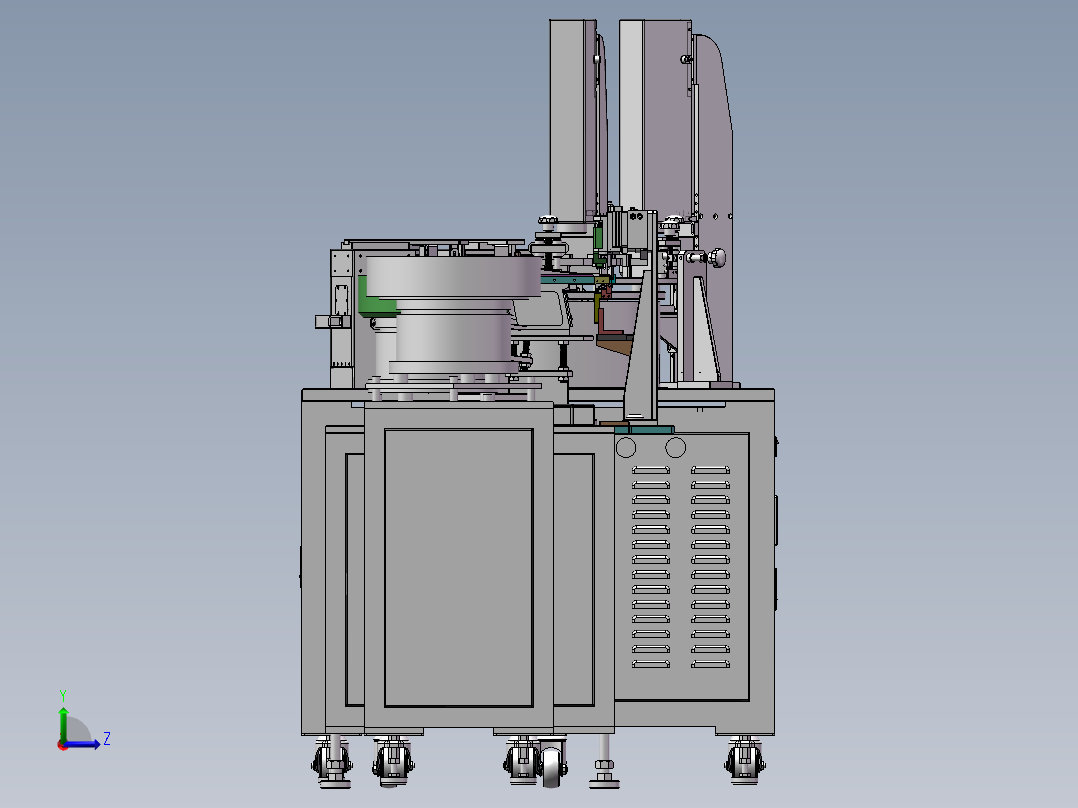 尺寸平面检测机外观检测机sw18左视图