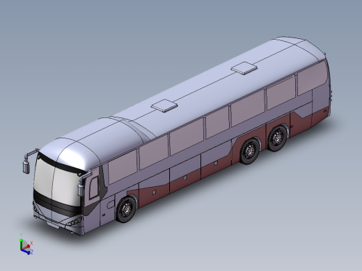 大巴设计模型
