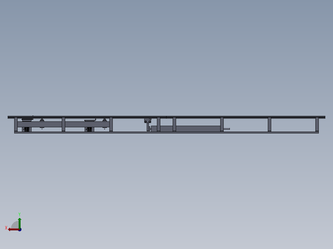 使用止回组件的推杆2后视图
