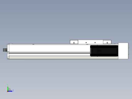 Toyo东佑达直线模组-ECH17-300-BR-400W+煞車左视缩略图