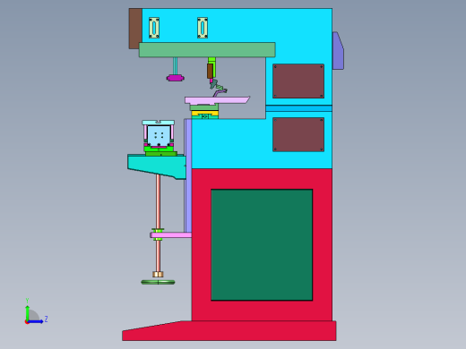 工作台左右穿梭双色印刷机左视缩略图