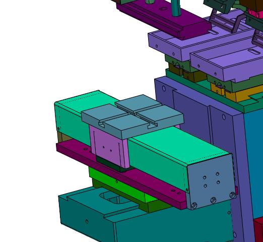 工作台左右穿梭双色印刷机