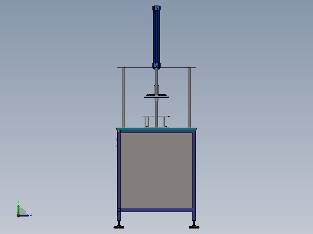 半自动吸塑密封机左视图