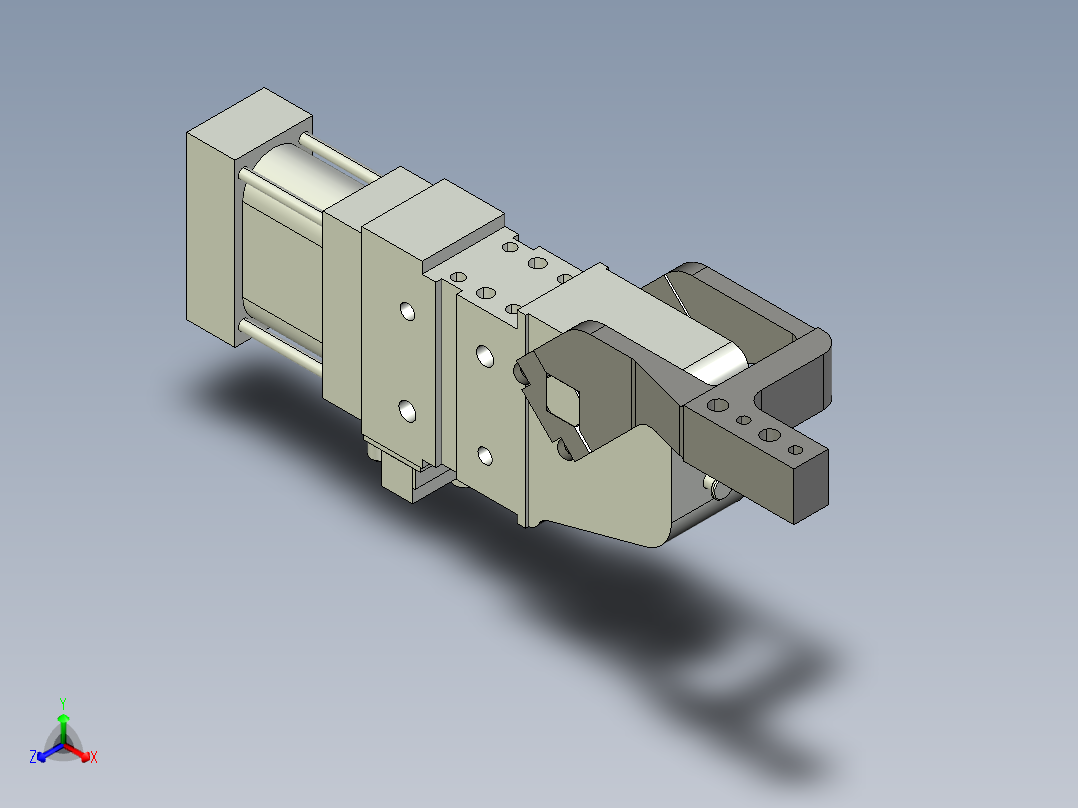 德克斯TUNKERS气缸数模V2 50.1 A12 T12 5~44主视图