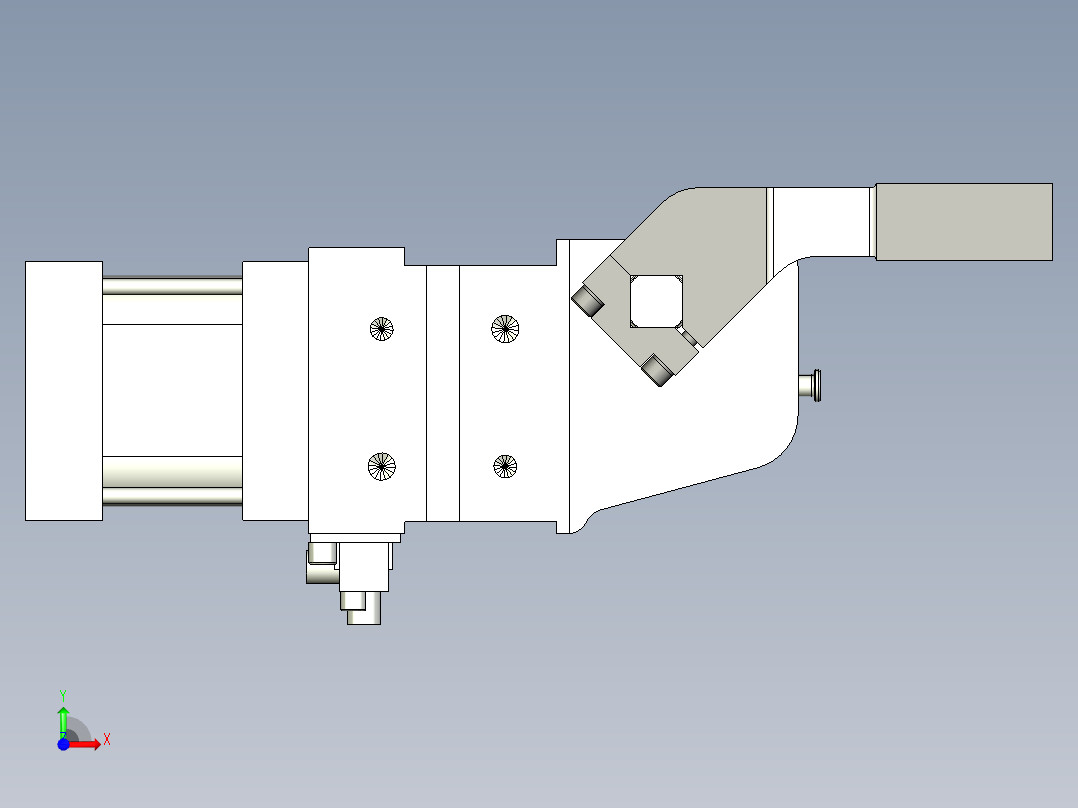 德克斯TUNKERS气缸数模V2 50.1 A12 T12 5~44前视图