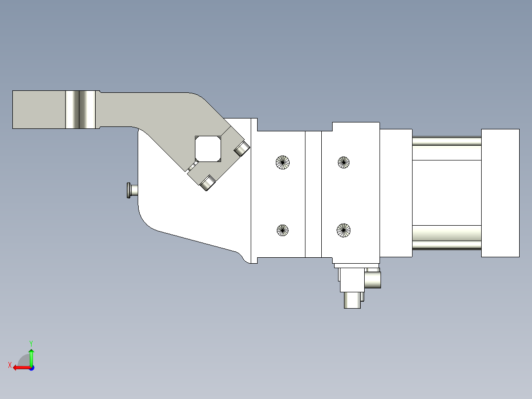 德克斯TUNKERS气缸数模V2 50.1 A12 T12 5~44后视图