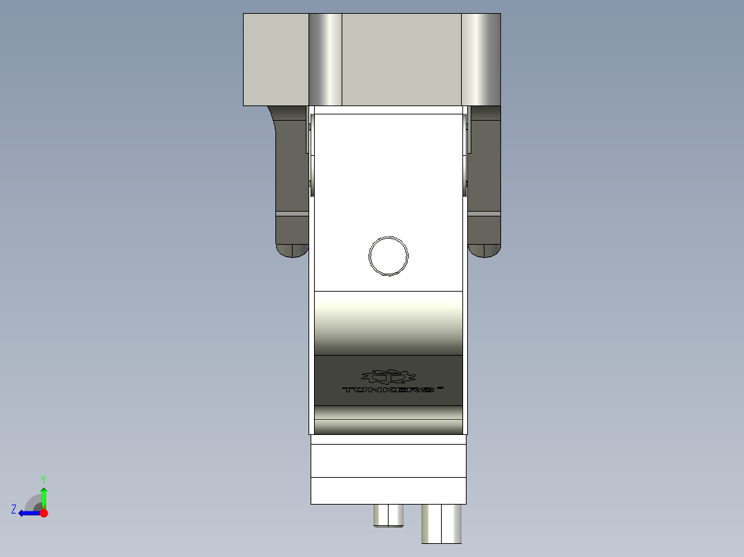 德克斯TUNKERS气缸数模V2 50.1 A12 T12 5~44右视图