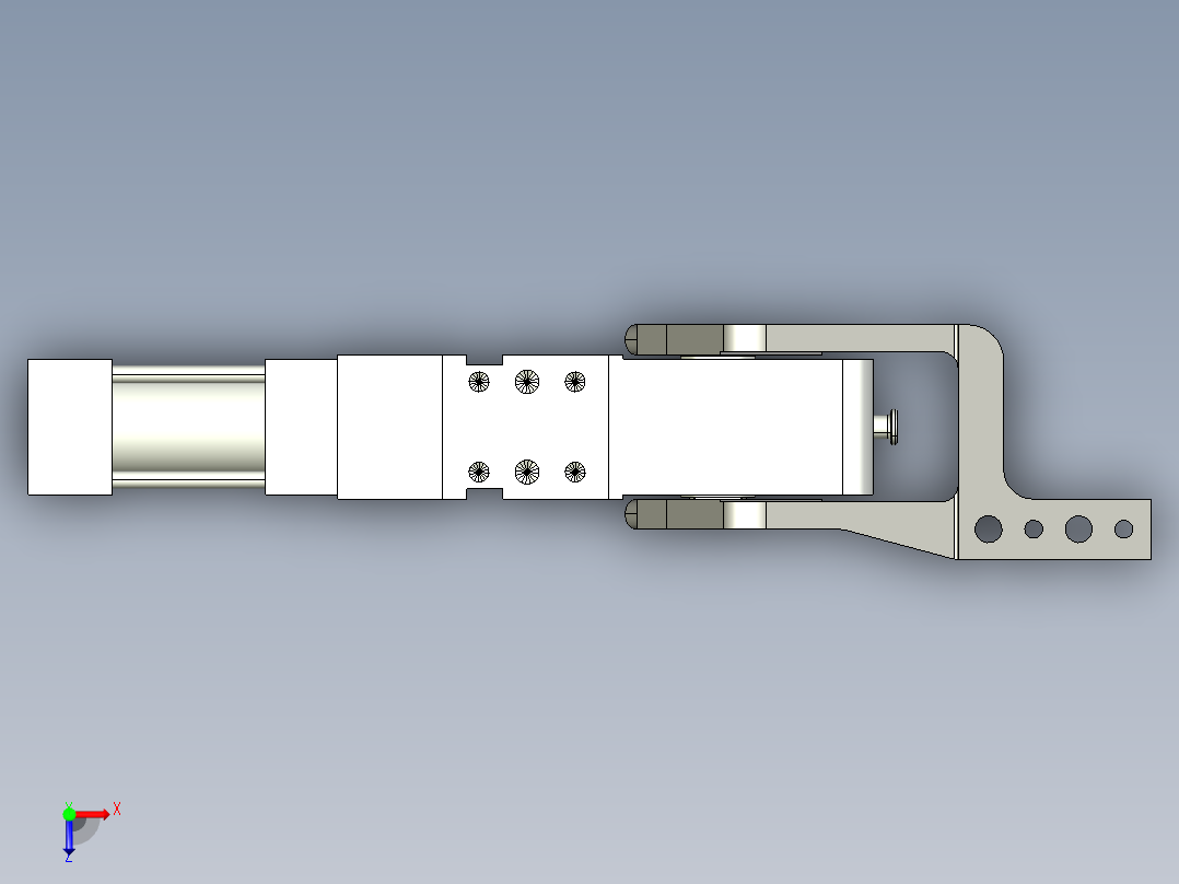德克斯TUNKERS气缸数模V2 50.1 A12 T12 5~44俯视图