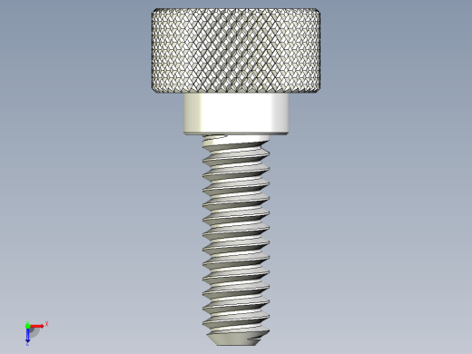 滚花指旋螺钉-M1.6 x 6mm俯视缩略图