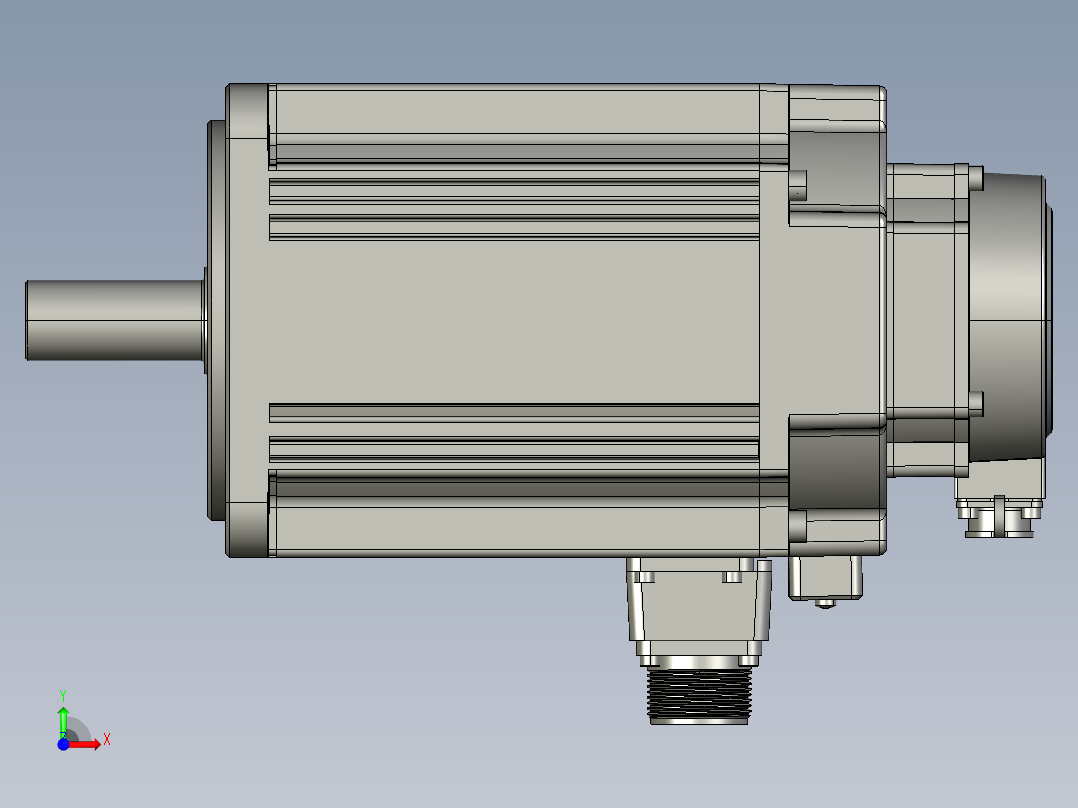 电机MS6G-130TL15EZ2-42P3前视图