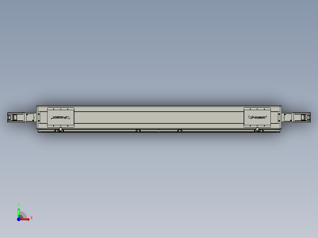 威洛博双电机滑台-VC14D2-S450-BC-P40-C6前视图
