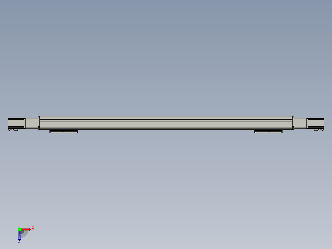威洛博双电机滑台-VC14D2-S450-BC-P40-C6俯视图