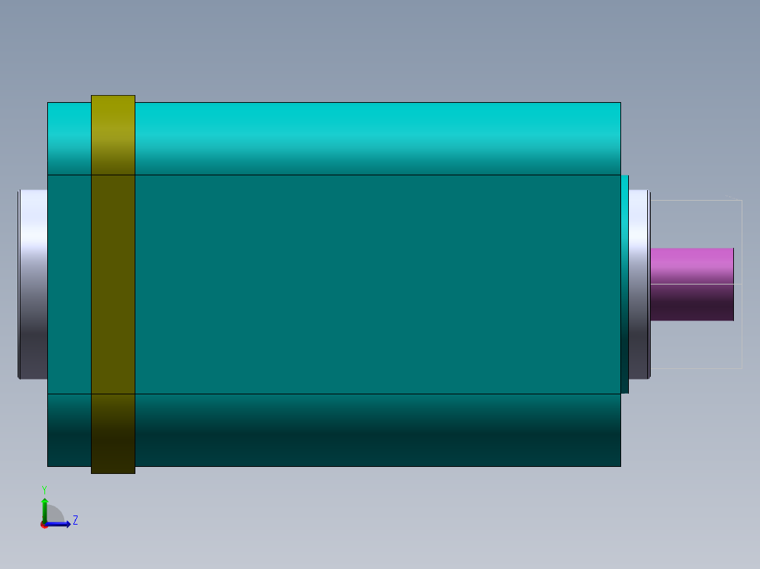 硬币分拣机左视图