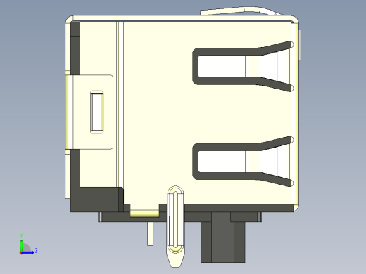 RJ45模块插孔连接左视缩略图