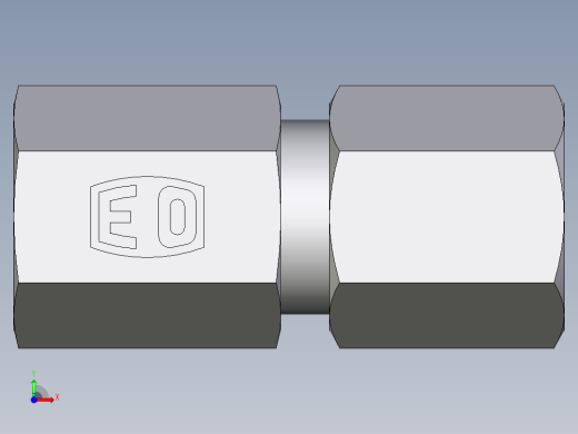 卡套式工业通用硬管接头EO_Swivel_connector_GAI06ZLM71前视缩略图