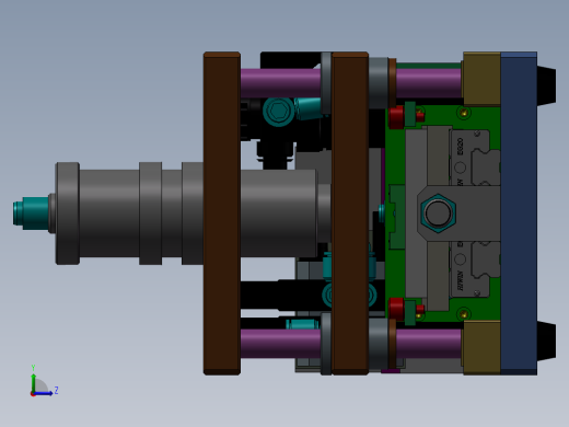 简单的压入治具左视缩略图