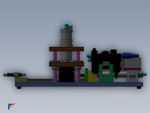 简单的压入治具俯视缩略图