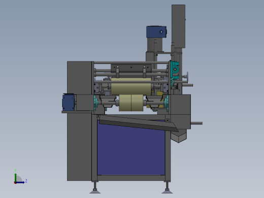 异形木板滚涂机左视缩略图