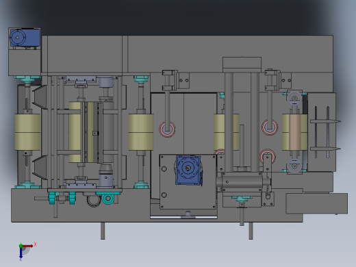 异形木板滚涂机俯视缩略图
