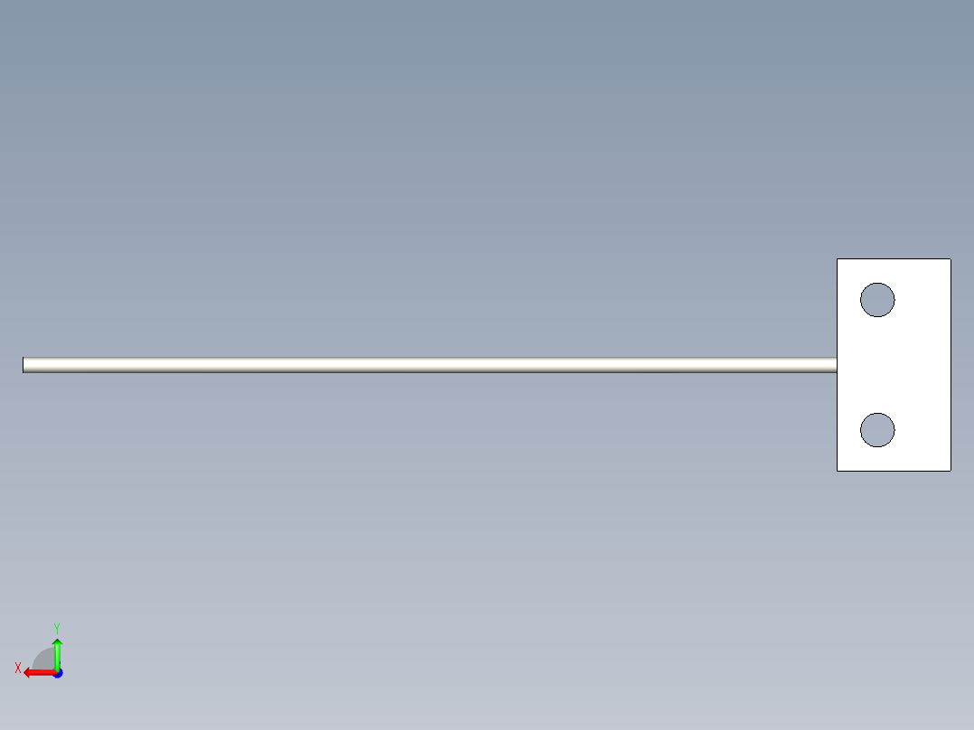 支架光纤_对射型FT-W17后视图