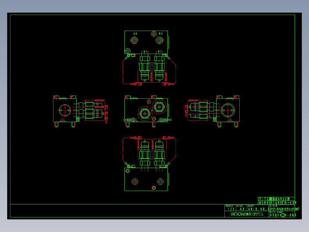 KOSMEKBEQ02□0-0GB多系列多零件图纸模型多系列多零件图纸模型