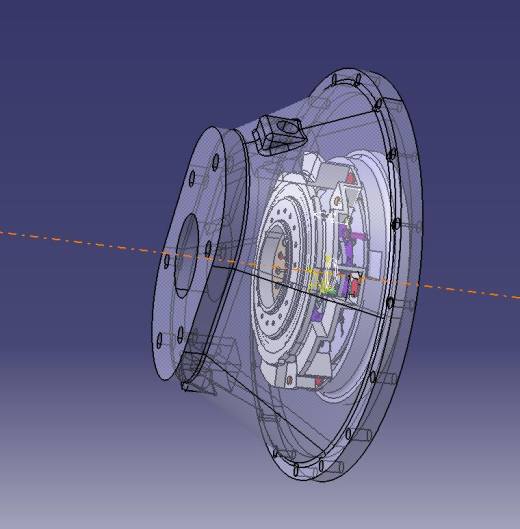 汽车膜片弹簧离合器CATIA建模图缩略图