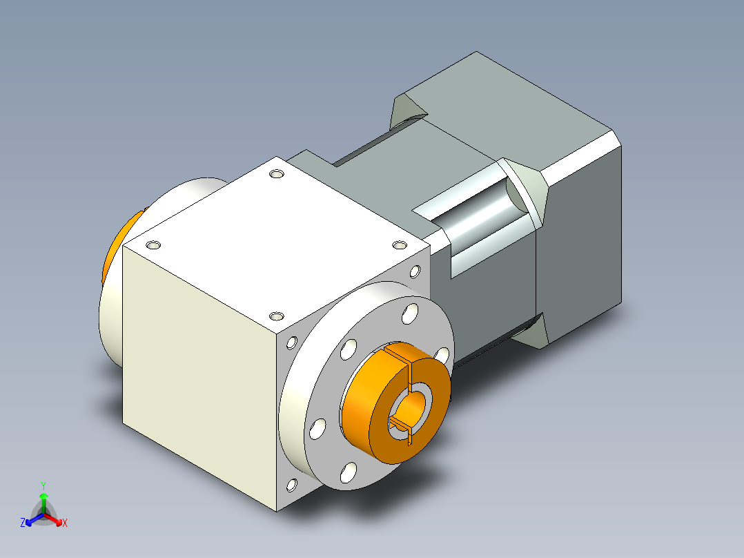 换向器PW90双边锁紧 PLX90-L1 19-70-90-M6.stp主视图