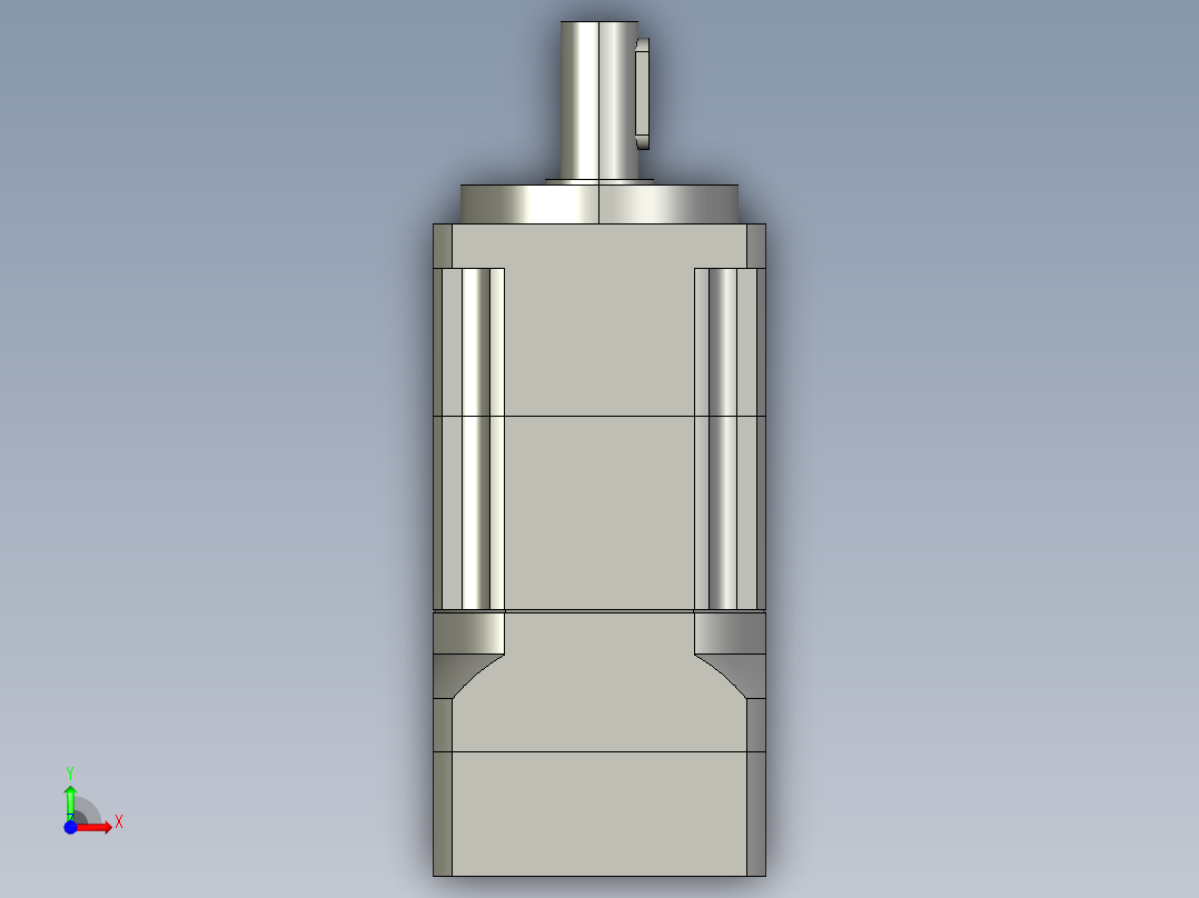 斜齿PGH060-L1 08-38.1-66.66-M4 CZ14.STEP前视图