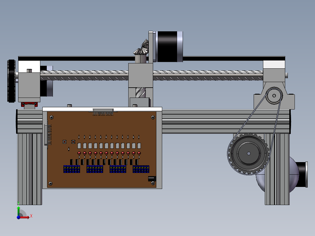 台面轴承传动机构sw20前视图