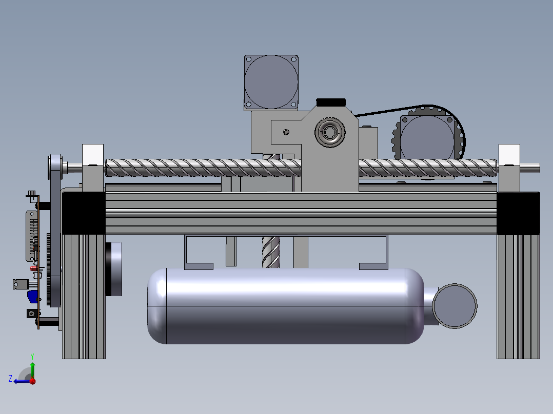 台面轴承传动机构sw20右视图