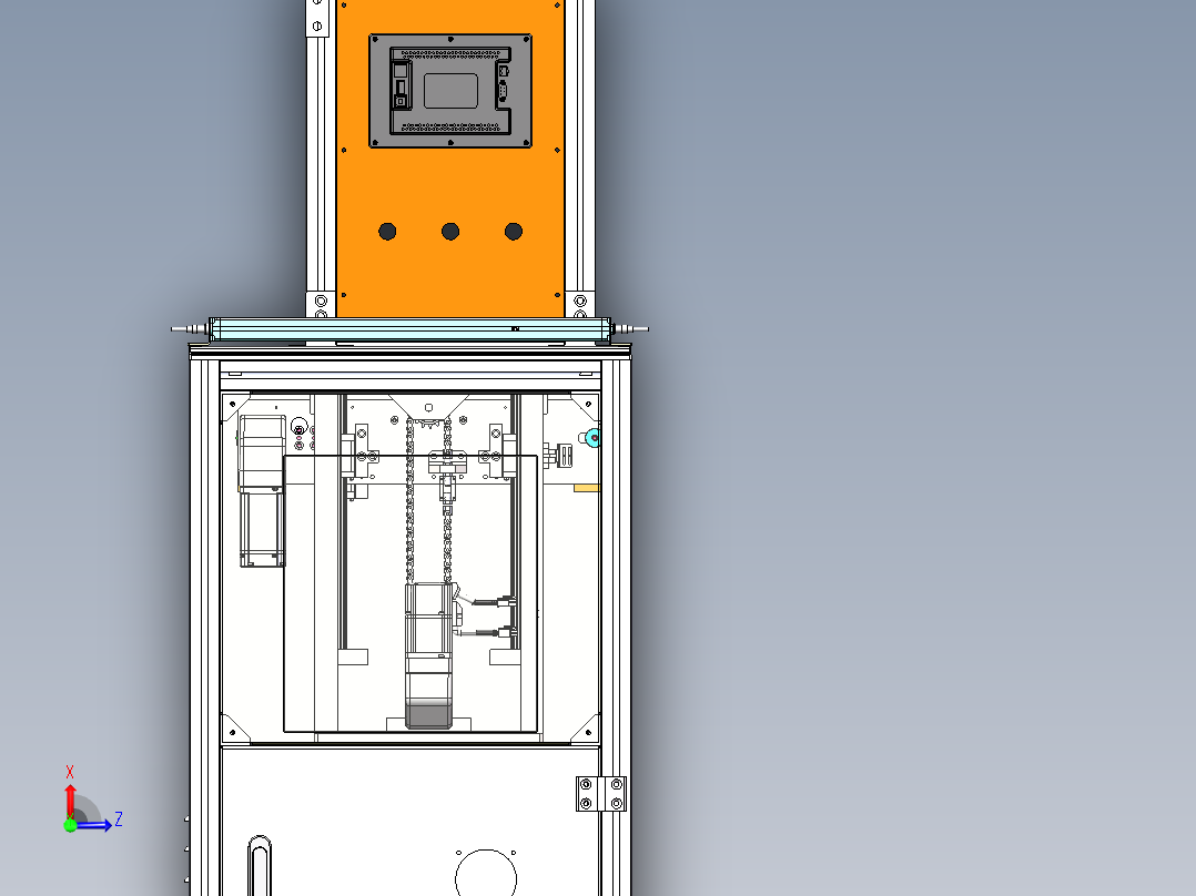 输送线自动升降机sw17可编辑