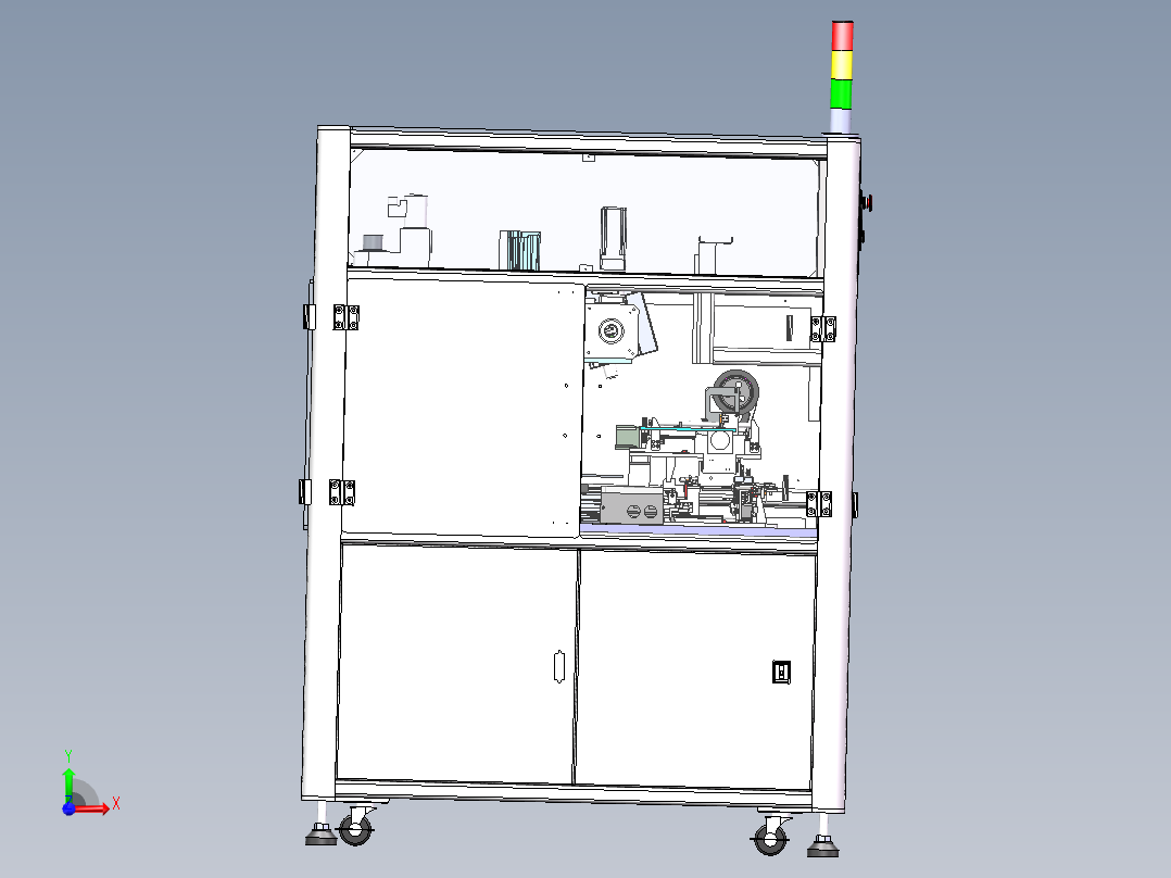 自动贴片成型设备 半导体集成电路后道封装sw16可编辑前视图