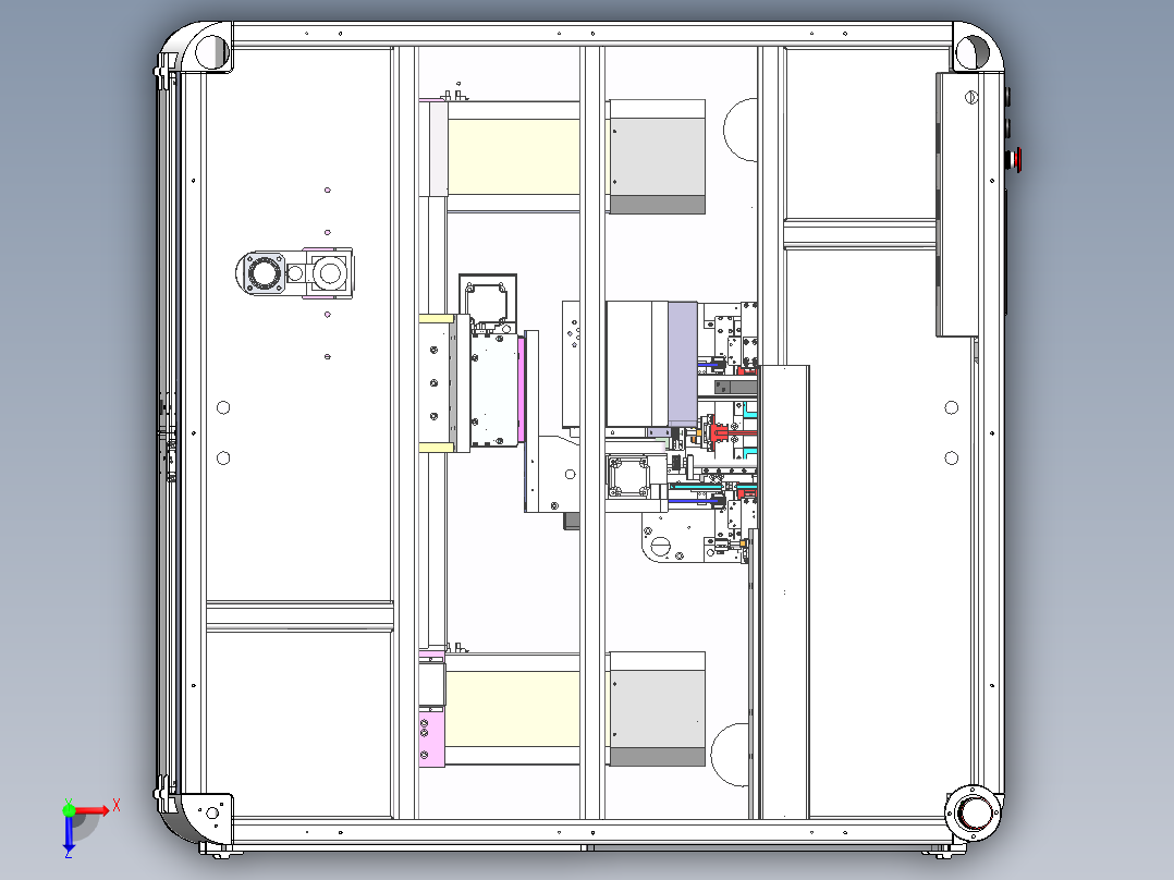 自动贴片成型设备 半导体集成电路后道封装sw16可编辑俯视图
