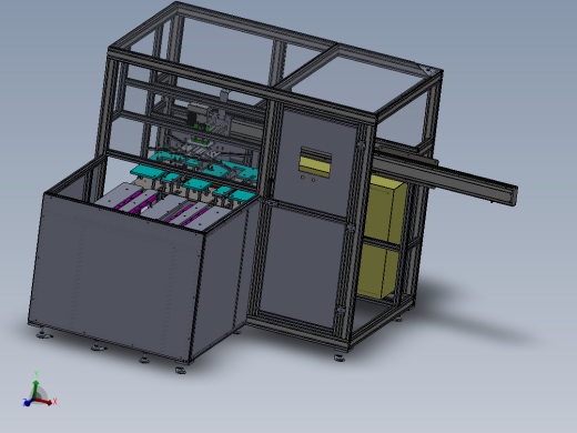 液晶面板 搬运抽检设备sw10可编辑主视缩略图