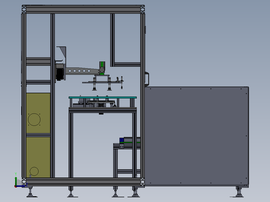 液晶面板 搬运抽检设备sw10可编辑左视图