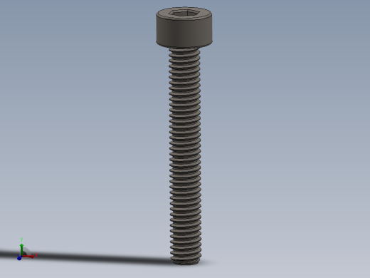Screw_DIN_912_M2.5x18F_A2.SLDPRT公制内六角螺钉