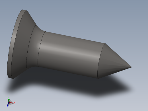 GB846-1985十字槽沉头自攻螺钉-C型ST4．8×16