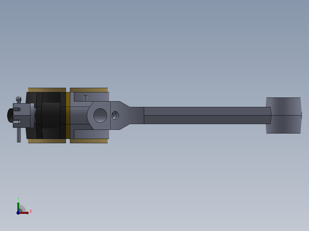 发动机连杆结构-- 1187039-50前视图