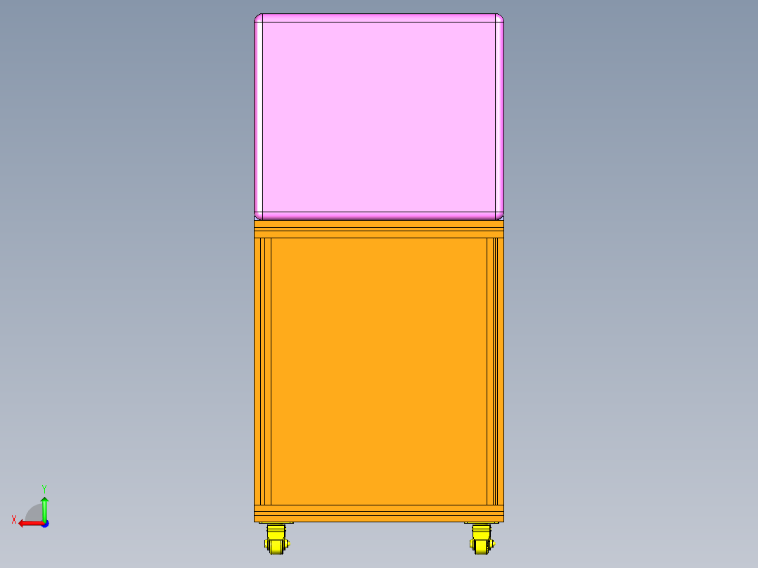激光机（用于激光打码）后视图