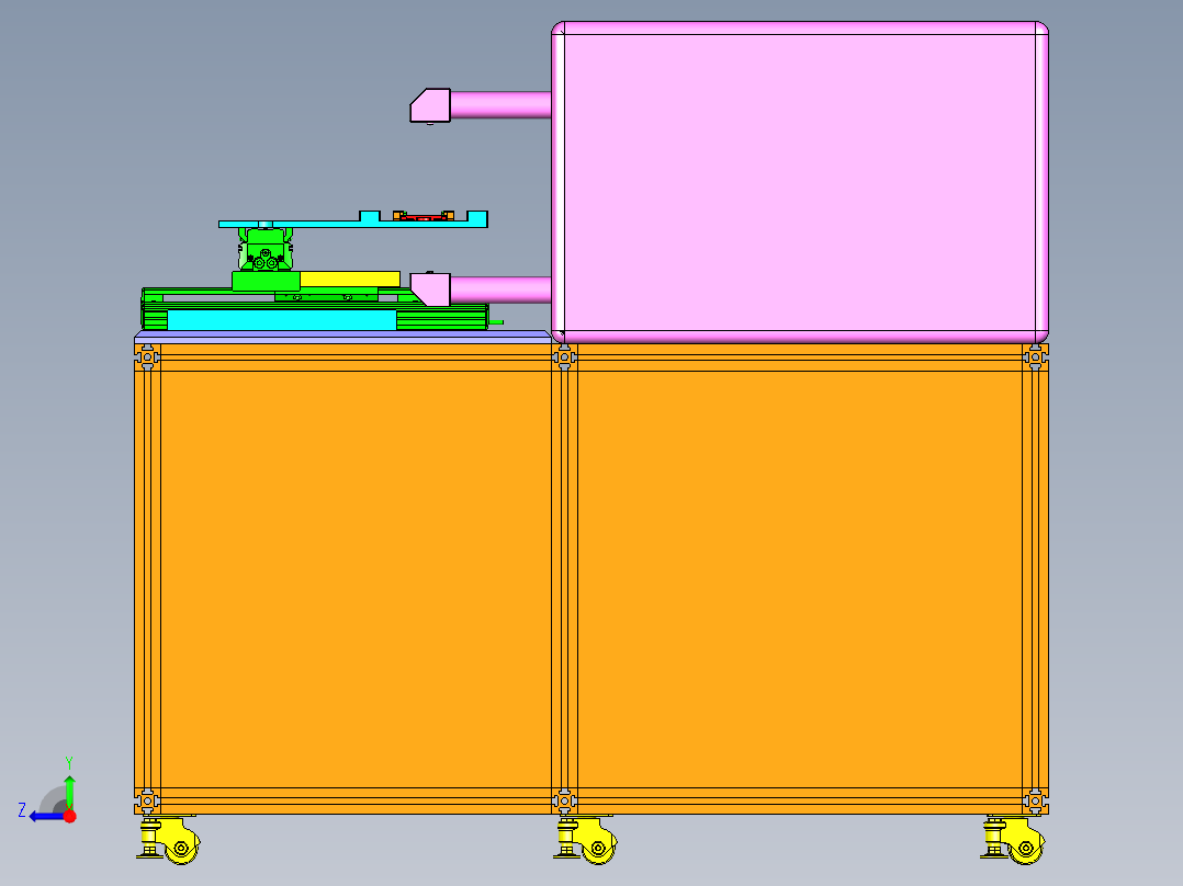 激光机（用于激光打码）右视图