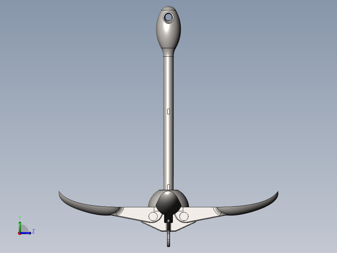 锚、地锚(10)左视图