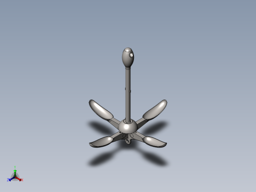 锚、地锚(10)正等轴测缩略图