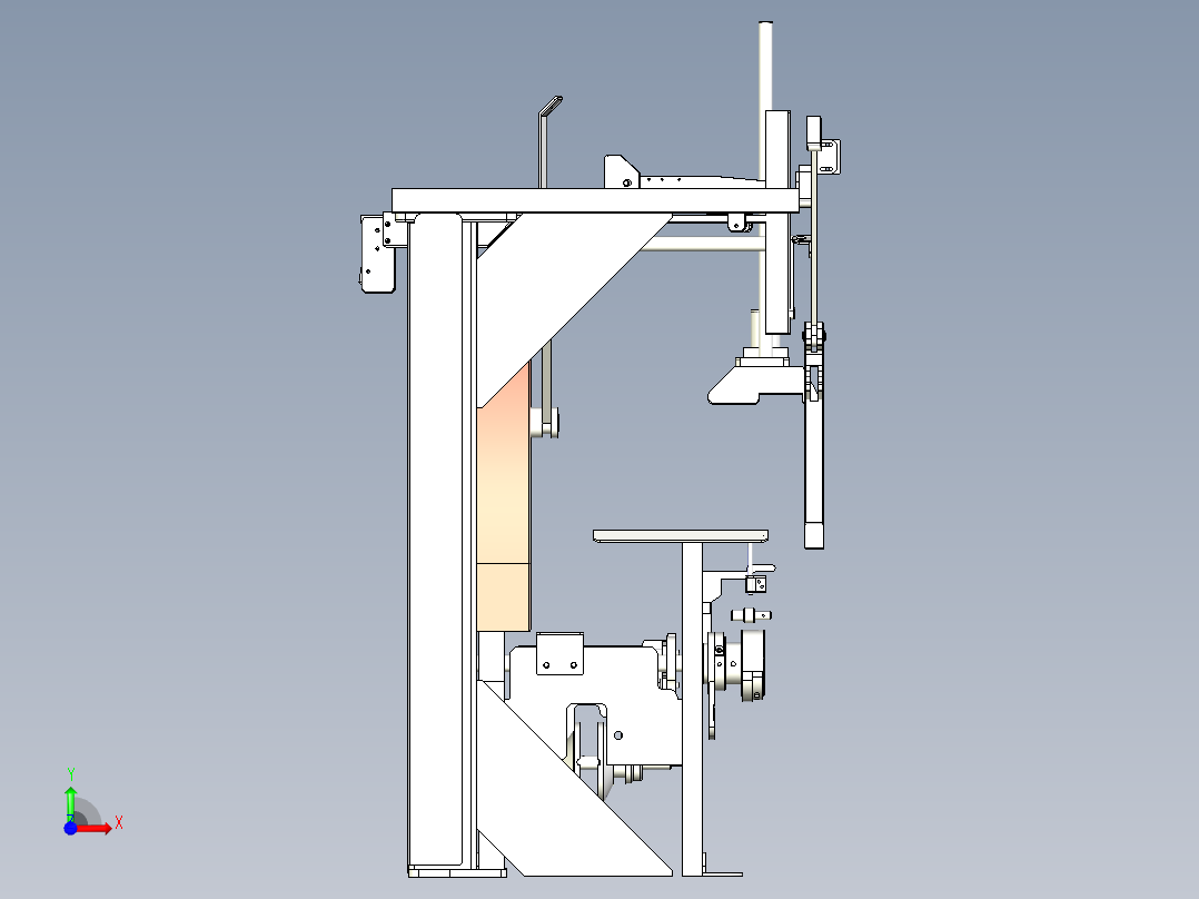 RH-500 烘焙烤盘自动周转机前视图