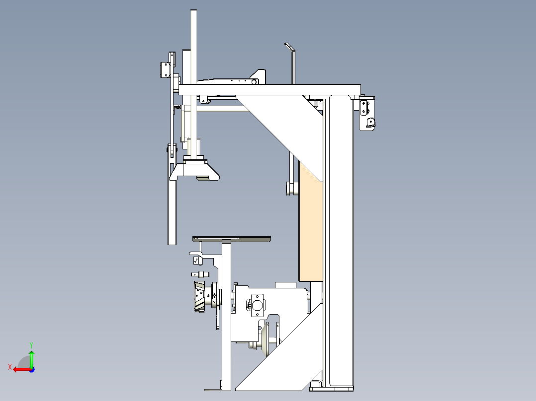 RH-500 烘焙烤盘自动周转机后视图