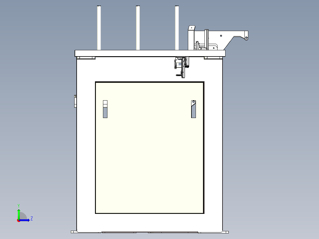 RH-500 烘焙烤盘自动周转机左视图