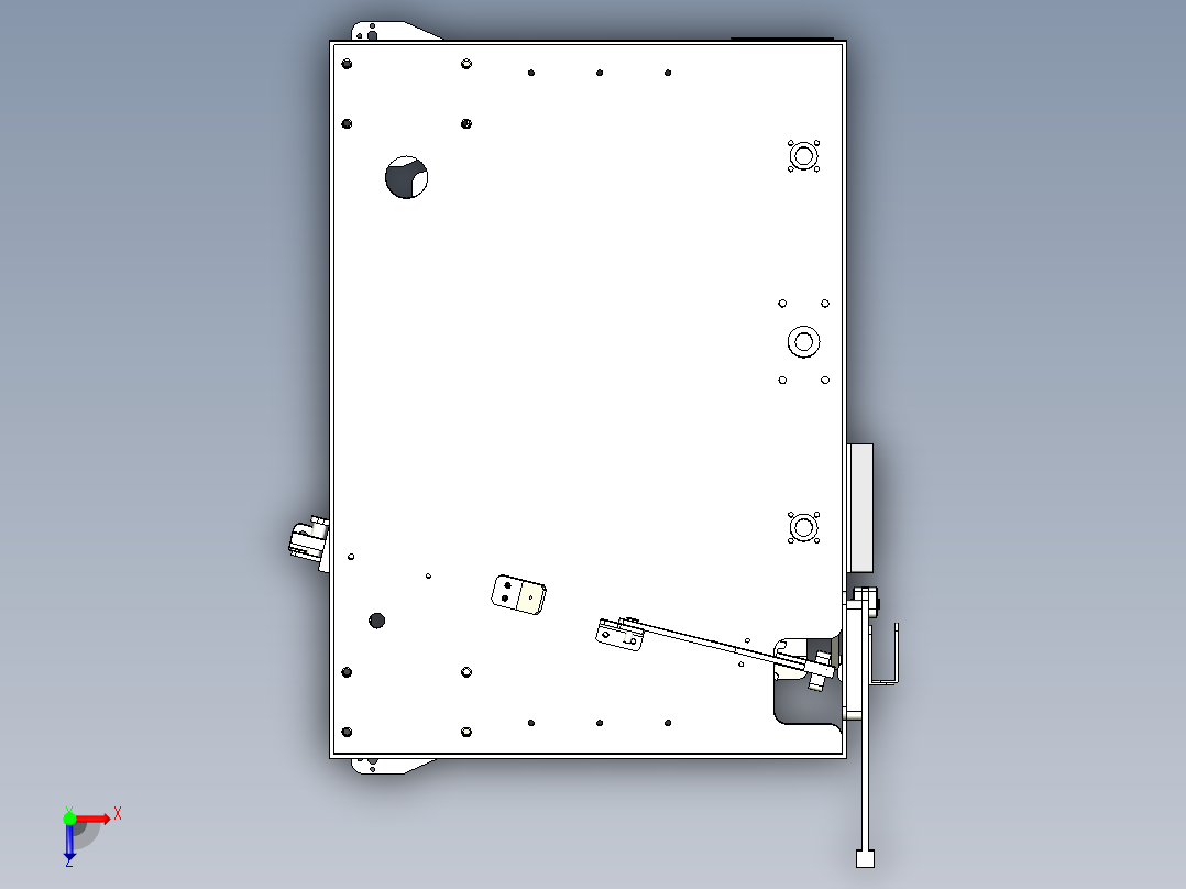 RH-500 烘焙烤盘自动周转机俯视图