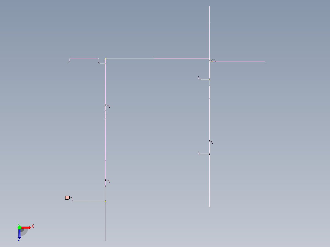 B3004004-电气车间暖通空调系统俯视图